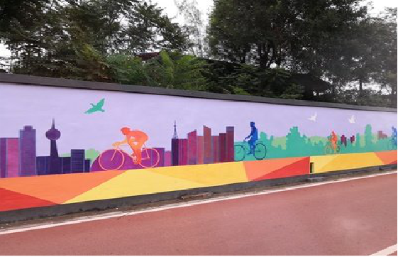 镇江墙体彩绘-围墙