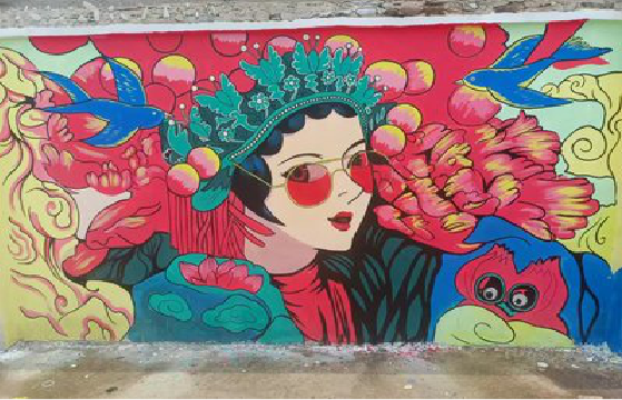 镇江墙体彩绘-网红墙