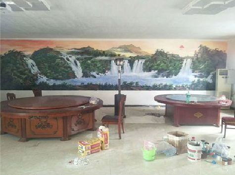 镇江墙绘-写实风景