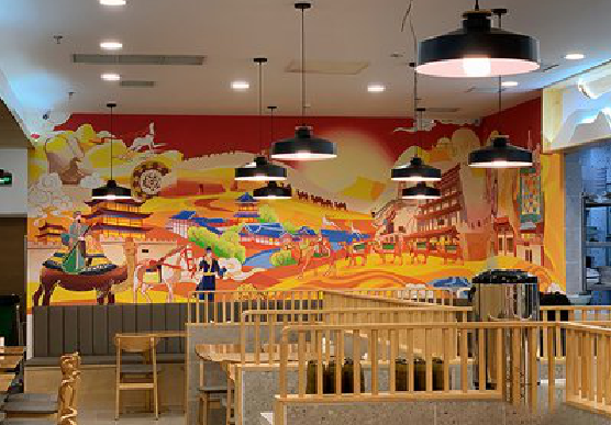 镇江商业空间彩绘介绍。