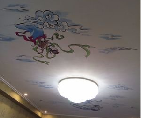 镇江如何快速绘制天花板上的手绘墙？