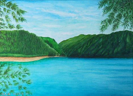 镇江在墙绘中，如何绘画绿水青山？