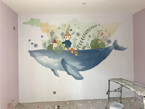 镇江手绘墙的特点及优势。